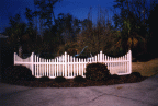 Driveway Fence and Bed